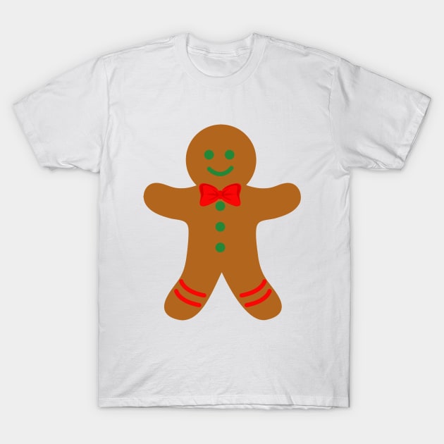 GINGERBREAD MAN T-Shirt by ZhacoyDesignz